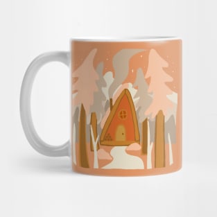 Red cabin Mug